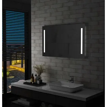 Zrcadlo vidaXL Koupelnové nástěnné zrcadlo s LED osvětlením 100 x 60 cm [144707]