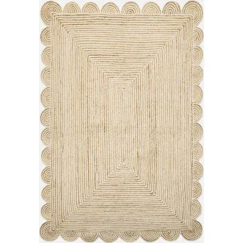 Koberec Ručně vázaný kusový koberec Aerie J 37 Natural, 140x200, béžová, chodba / předsíň, Diamond Carpets India - 1 rok na vrácení + DOPRAVA ZDARMA k Vám i zpět