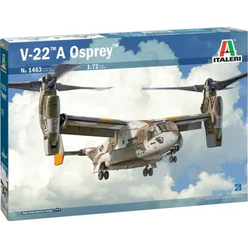 Plastikový model Model Kit vrtulník 1463 - V-22A Osprey (1:72)