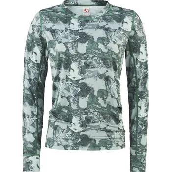 Dámské termo triko KARI TRAA FANTASTISK L Tmavě zelená