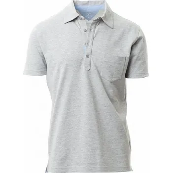 Pánské tričko Payperwear Polokošile Prestige v melírové variantě Barva: šedá melange, Velikost: XL