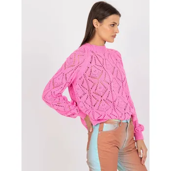 Dámský svetr Dámský svetr LC SW 0254.64 růžový jedna velikost