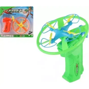 Hopsadlo Teddies Vystřelovací vrtulka + startér plast 10cm 2 barvy v kartě