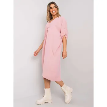 Dámské šaty Šaty DHJ SK 20148.20 světle růžová jedna velikost