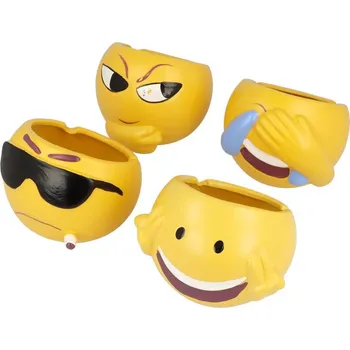 Popelník KRCZ Cigaretový popelník keramický Emoji