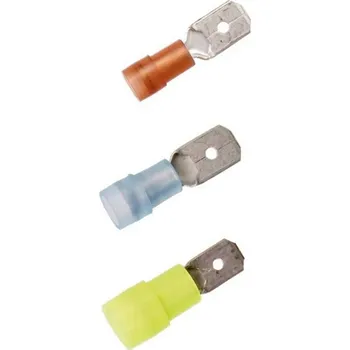 Elektrická zásuvka LAPP 63101080 faston zásuvka Šířka zástrčky: 6.3 mm Tloušťka konektoru: 0.8 mm 180 ° částečná izolace modrá 100 ks