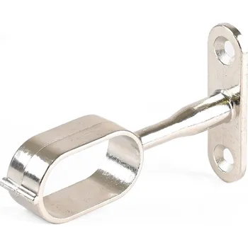 Držák šatní tyče oválný průběžný