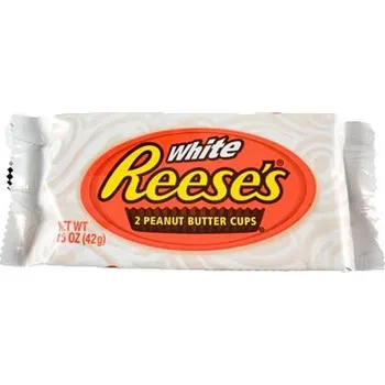 Čokoláda Reese’s 39 g košíček z bílé čokolády plněný burákovým máslem (Košíček z bílé čokolády plněný arašídovým máslem)