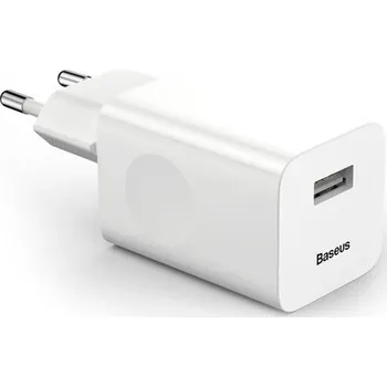Adaptér USB BASESUS White 24W