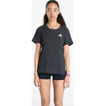 Pánské tričko Tričko adidas Adizero Running T-Shirt Black/ Black L