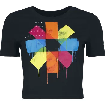 Dámské tričko Tričko z Red Hot Chili Peppers - Coloured Asteriks - Ženy - černá