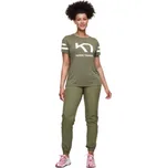 Dámské tričko KARI TRAA VILDE S Khaki, Bílá