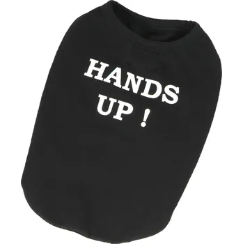 Obleček pro psa Tričko Hands Up - černá (doprodej skladových zásob) M