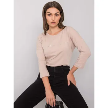 Dámská košile Halenka RV BZ 0126.01P béžová jedna velikost