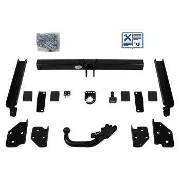 Tažné zařízení Brink tažné zařízení Odnímatelné tažné rameno zasunuté diagonálně zespodu - MERCEDES-BENZ M-CLASS