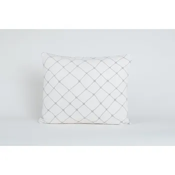 Povlečení Povlak na polštář 70x90 - bavlna renforce - bílá síť