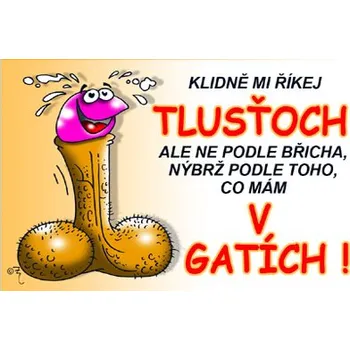 Žertovný předmět Průkaz Klidně mi říkej tlusťoch PBpruk31