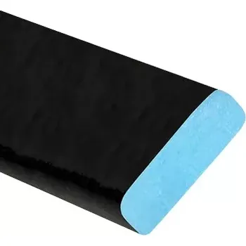 Výstražná páska Černá pěnová výstražná ochrana rohů stěn, sloupků, konstrukcí a strojních zařízení PI-4 - délka 100 cm, šířka 3,3 cm, výška 1 cm