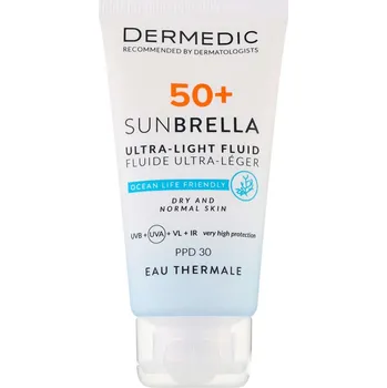 Přípravek na opalování Dermedic Sunbrella Ultra-Light Fluid SPF50 Plus pro mastnou pleť 40 ml