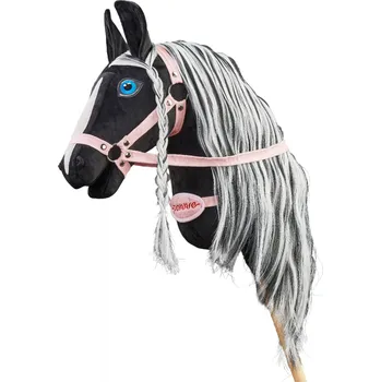 Hobby horsing Hobby Horse Ponnie Barock Pinto růžový S - A4