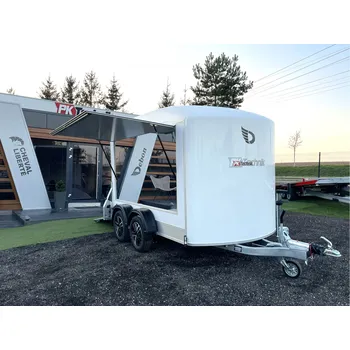 Přívěs k motorovému vozidlu DEBON C500 BÍLÝ