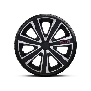 Autodíl Gorecki Poklice sada 4ks 14" GTR CARBON SILVER/BLACK