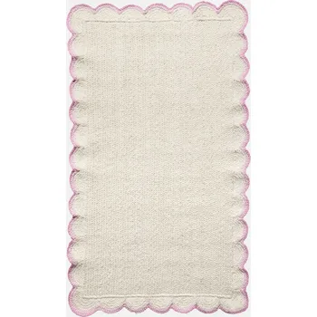 Koberec Ručně vázaný kusový koberec Bonnie SM 14 Silver, 80x150, růžová, chodba / předsíň, Diamond Carpets India - 1 rok na vrácení + DOPRAVA ZDARMA k Vám i zpět