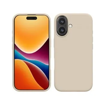 Pouzdro na mobilní telefon Pouzdro pro Apple iPhone 16 - béžová