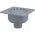 podlahová vpusť Alca APV16 přímá 150 x 150 mm šedá
