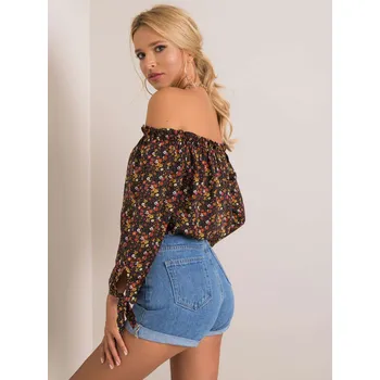 Dámská košile Halenka D52211W10987A černá a červená M