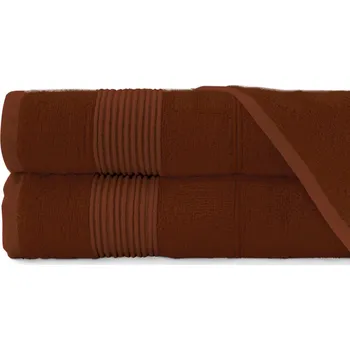 Ručník BAMBUSOVÝ RUČNÍK BAMBOO 50X90 CM HNĚDÁ