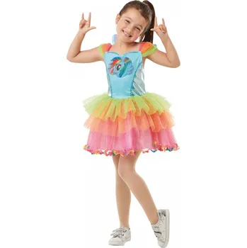 Karnevalový kostým Dětský kostým Rainbow Dash deluxe RB640571 Pro věk (roků) 5-6