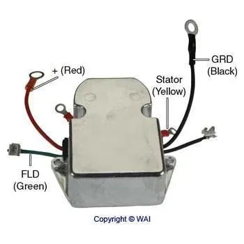 Alternátor Regulátor napětí alternátoru Motorola 8rg 3032,