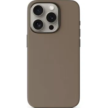 Telefonní příslušenství Epico Mag+ kožený kryt iPhone 15 Pro - pískový