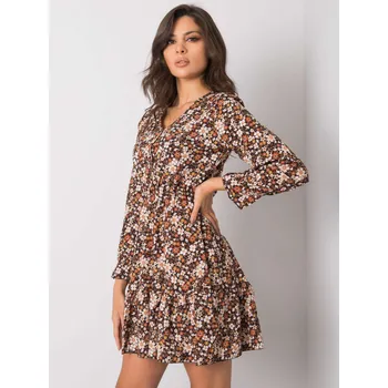 Dámské šaty Šaty TW SK BI 25624.20P černá a žlutá M