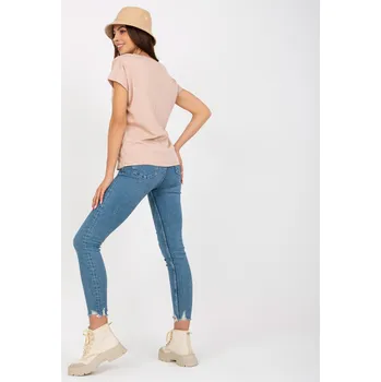 Dámské tričko Tričko B-014.43 BASIC FEEL GOOD Barva: Béžová, Velikost: L