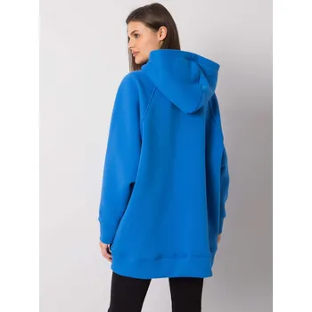 Dámská mikina BASIC FEEL GOOD Mikina-RV-BL-7369.67 Barva: Modrá - tmavě, Velikost: S/M