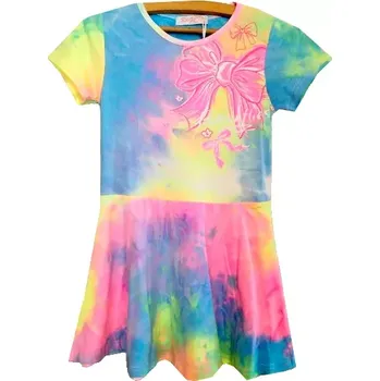 Dívčí šaty Dívčí šaty KUGO MS7114 více/barevné vel.122