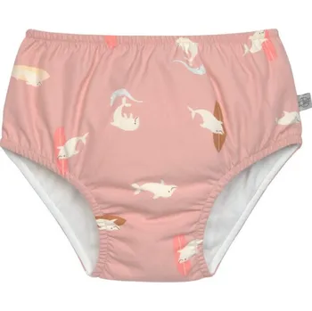Kojenecké plavky LÄSSIG plavkové kalhotky Swim diaper Dolphin peach vel. 7-12 m
