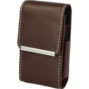 KRCZ Pouzdro na cigarety kožené 80/100mm, hnědé