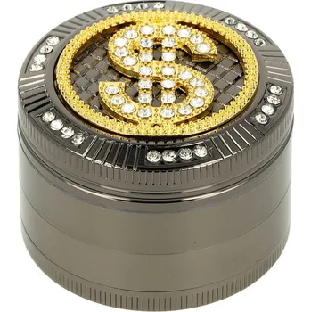 Drtič tabáku kovový Super Heroes Dollars, 4.dílný, 50mm