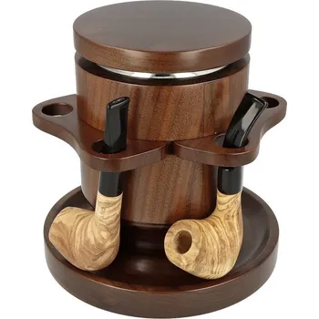 Čistič dýmky KRCZ Stojánek na 6 dýmek Jemar + dóza