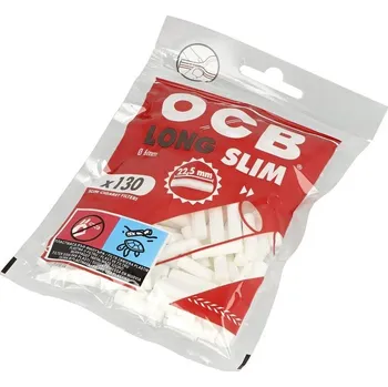 Cigaretové filtry OCB Long Slim, 6mm