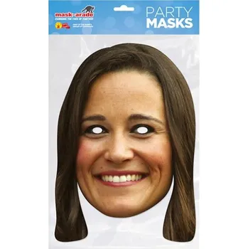 Karnevalový kostým Papírová maska Pippa Middleton BNPIPPAx
