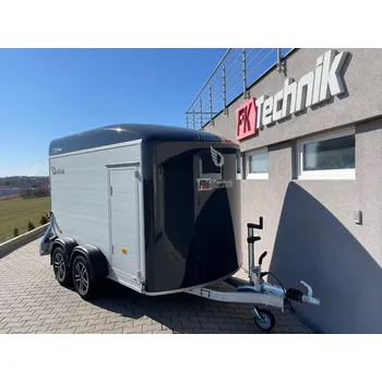 Přívěs k motorovému vozidlu Skříňový přívěs DEBON C500 ALU®, ŠEDÝ