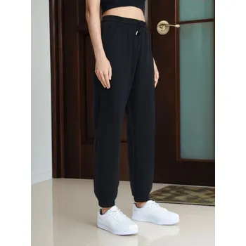 Dámské kalhoty Sinsay - Teplákové kalhoty se širokými nohavicemi - černá - 381AD-99X - 381AD-99X-XS-3