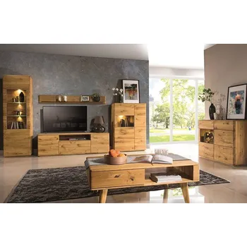 Komoda Luxusní dubový nábytek do obývacího pokoje DENVER - DALLAS 2 Barevné provedení: Dub - přírodní