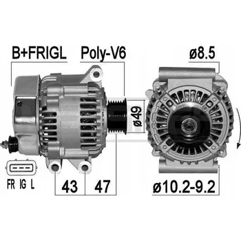 Alternátor Alternátor ERA 210895A