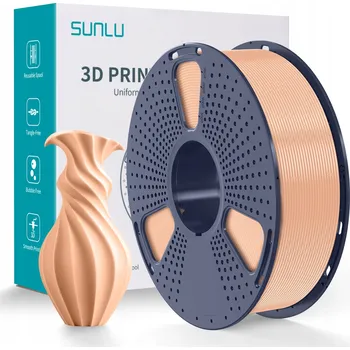 3D tisk PLA filament Sunlu 1,75 mm 1 kg béžový