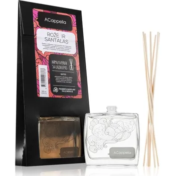 Aroma difuzér ACappella Rose and Sandalwood aroma difuzér s náplní 100 ml
